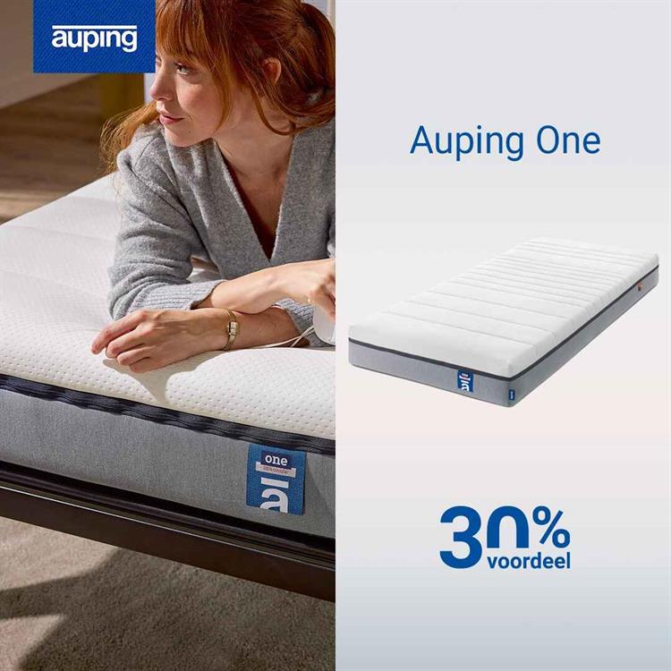 30% Korting op de Auping one matras