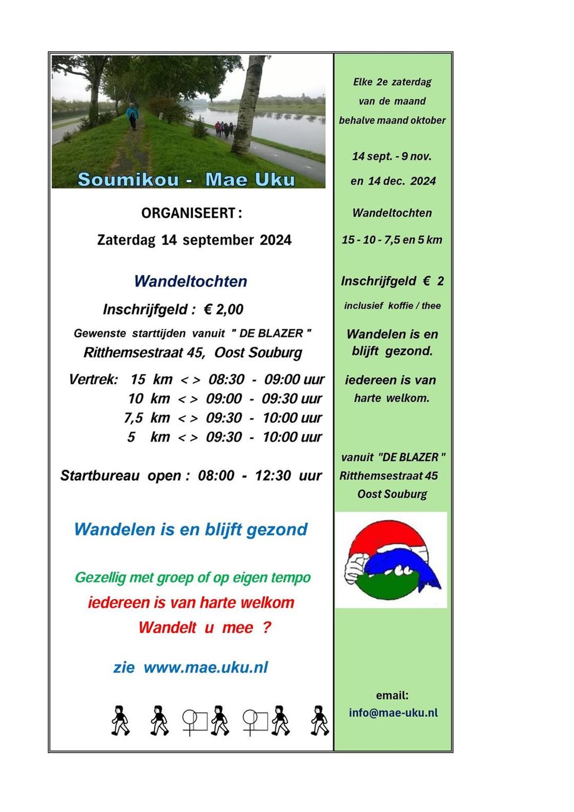 SouMikou Sponsor - Wandeltocht