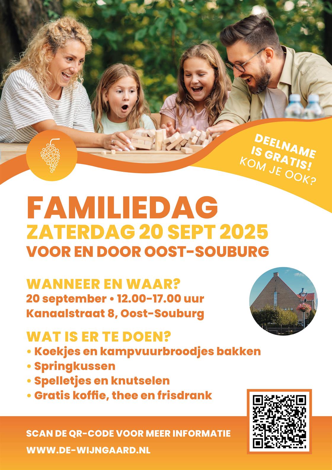 Familiedag bij Evangeliegemeente de Wijngaard.