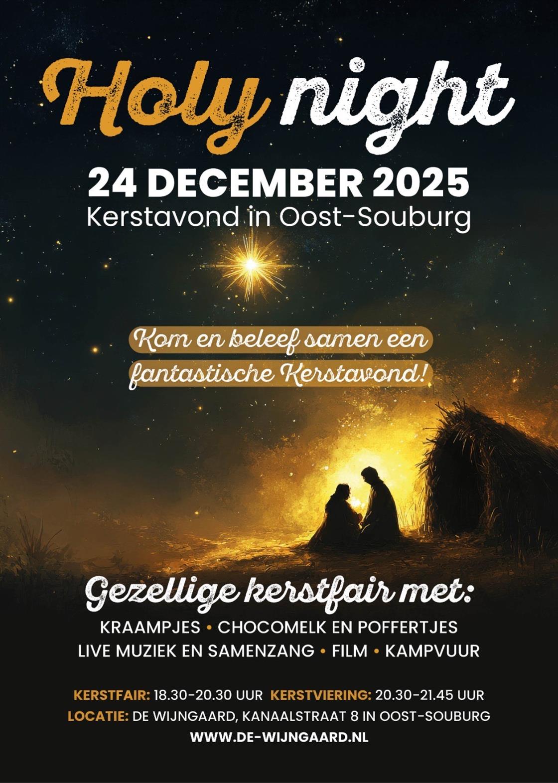 Holy night- Kerstavond in Oost-Souburg