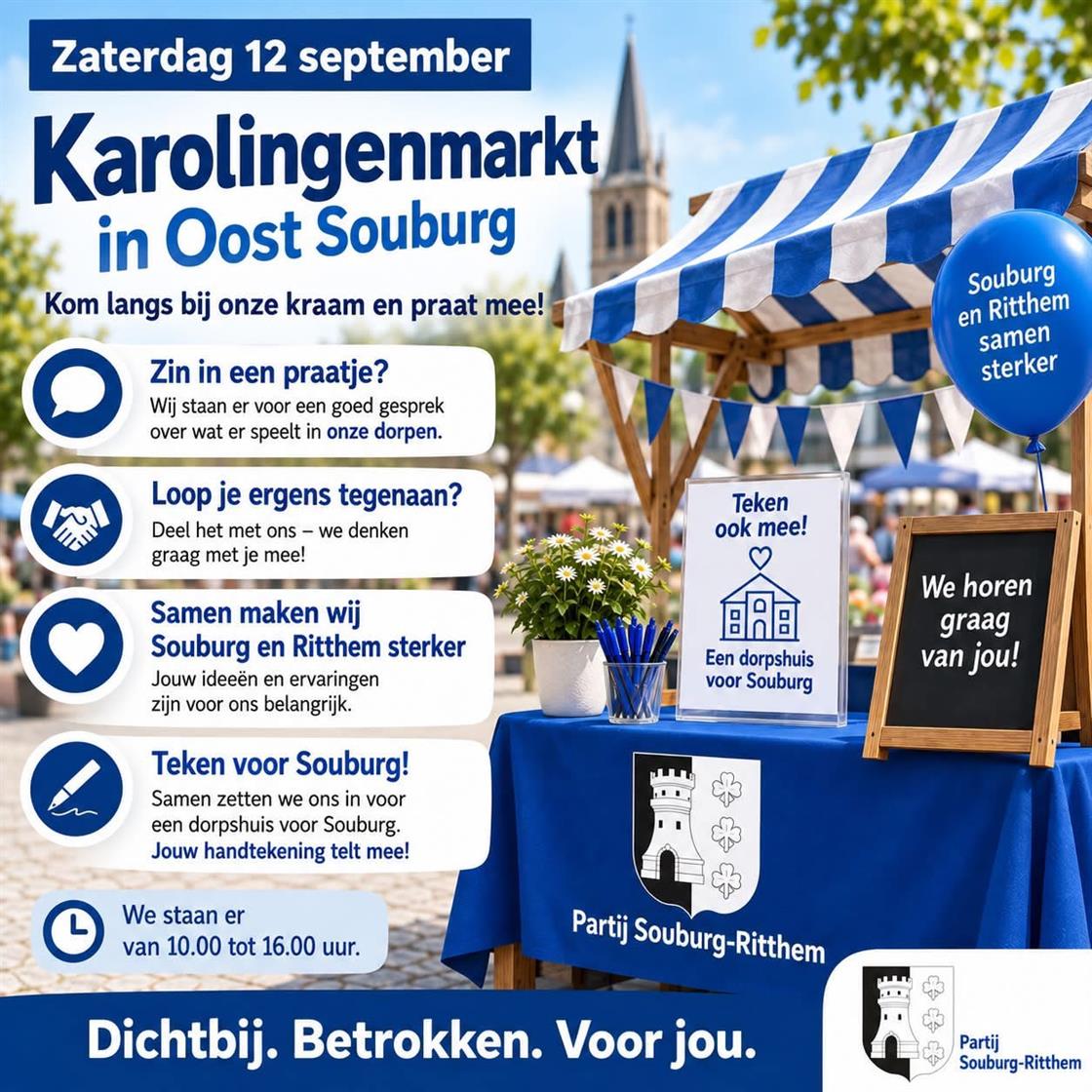PSR staat op de Karolingenmarkt