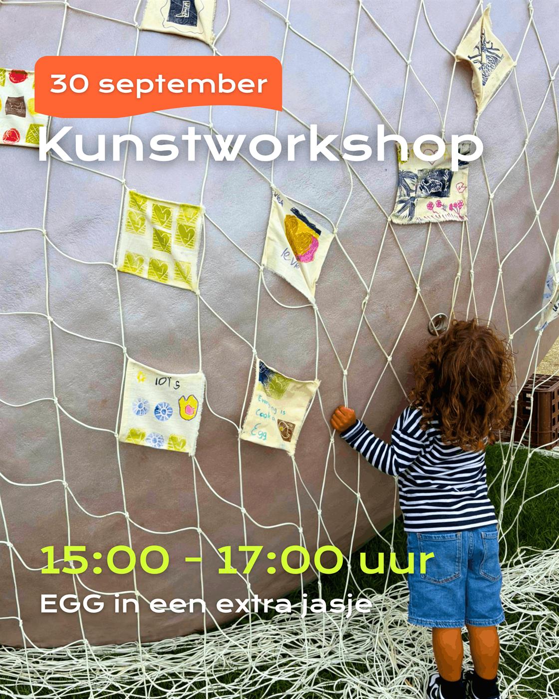 Kunstworkshop - versier een gigantisch ei!